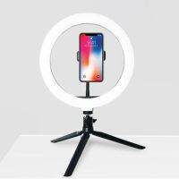 10in LED Ring Lamp with Tripod Stand and Cellphone Holder Kit Selfie Fill Light