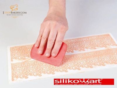 Silikomart TRD07 Baroc White Tricot Decor 400x200 mm./ พิมพ์ซิลิโคน