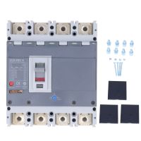 4P Circuit Breakers Moulded Case Circuit Breaker Overload Protection Flame Retardant Small Size with Screw Pack for Building for Electrical Circuitry