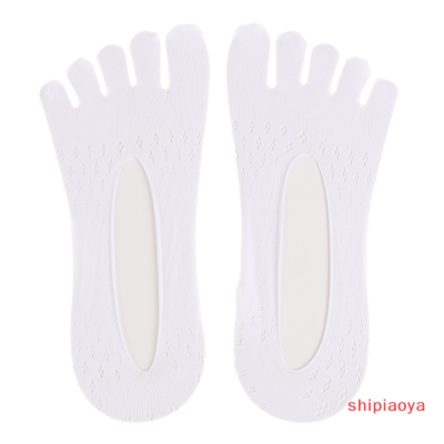 Shipiaoya ถุงเท้ากันกระแทกศัลยกรรมกระดูกนิ้วเท้าผู้หญิงถุงเท้าแบบสั้นพิเศษซับในด้วยเจล