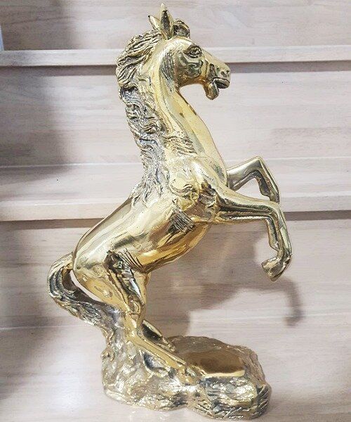 ม้าทองเหลือง-ม้ายกขาสูง-1-ฟุต-วัดแนวดิ่ง-ราคาคิดเป็นตัวละ