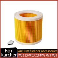 HEPA Filter for Karcher Cartridge WD2250 WD3.200 MV2 MV3 WD3 Karcher Filter Parts Air Dust Filters Vacuum Cleaners