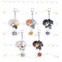 Game Light and Night Acrylic Key Chain Pendant Osborn Evan Sariel Jesse Charile Two-dimensional Anime Game Character Pendant Fashion Brooches Pins