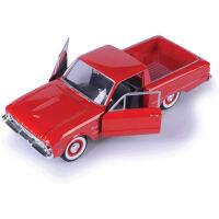 โมเดลรถคลาสสิค  MOTOR-MAX NO.73200AC American Classics 1960 Ford Ranchero Red  สเกล 1:24   จำลองเหมือนจริง ผลิตจากโลหะผสม สินค้าที่น่าเก็บสะสม