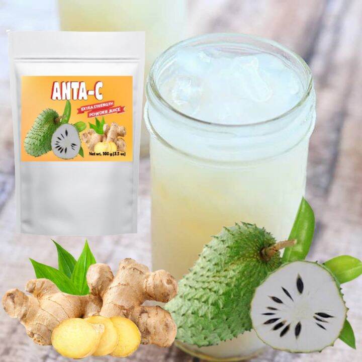 REFRESHING GUYABANO AND GINGER FLAVOR / ANTI ACID REFLUX ANTA C 100g