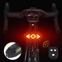 USB Bicycle Light Rear Light Bike Taillight Bicycle Turn Signal Light with Horn Bike Accessories Rear Light Remotes Control