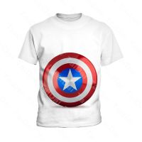 Marvel Printed Childrens Summer Boys Student Round Neck T-Shirt Casual Shirt Top Short Sleeve [5-14 Years Old]