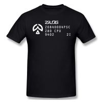 Men Programmer T-Shirts Funny Tops Vintage Zilog Z80 Microprocessor Markings Pure Cotton Tees Harajuku Tshirt 【Size S-4XL-5XL-6XL】