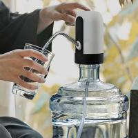 【CW】Universal Electric Water Gallon Pump Button Water Dispenser with Usb Charging Bottle Gallon Bottle Drinking Water Pump