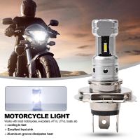 [LWF HOT]✶☃♘ 80W H4 LED Motorcycle Headlight 4SMD CSP1860 Scooter Headlamp Head Light DRL Hi Lo 4000Lm 6000K 12V 24V Motor Bike Headlight