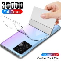 Front and Back Hydrogel Film For Xiaomi Redmi Note 11 10 9 8 12 Pro Full Screen Protector Mi 13 11 11T 12T Pro 12 Lite 12S Ultra Screen Protectors