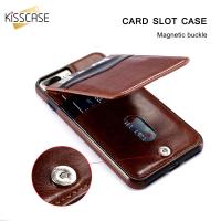 【Great. Cell phone case】KISSCASE ซองหนังพลิกแนวตั้งสำหรับ iPhone 14 6วินาที13 12 11PRO MAX 11 8 XR หรูหราครอบคลุมกรณีสำหรับ iPhone 7กระเป๋าสตางค์ผู้ถือบัตร