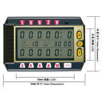เครื่องคิดเลขคะแนน สําหรับเกตบอล มีแผงโซลาร์เซลล์ ใช้แบตเตอรี่ต่ํา จอแสดงผลขนาดใหญ่ ทุกตัวเลข และเส้นแสดงบนหน้าจอ LcdTH