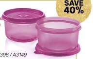 Tupperware Round Keeper 380ml 2pcs