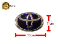 ป้ายโลโก้ toyota สีน้ำเงินเคลือบแก้ว ขนาด 10 -11- 12- 13- 14- 15- 16 cm สำหรับรถ toyota หลายๆรุ่นจำนวน1ตัว**คุณภาพดีจริง จบในที่เดียว**