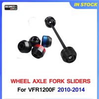 Front Axle Fork Crash Slider For HONDA VFR1200F 2010 2011 2012 2013 2014 Motorcycle Wheel Protector Black Gold Blue Red