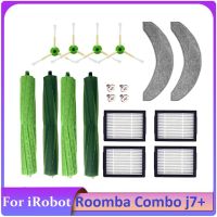 14PCS Accessories Kit for Combo J7+ Vacuum Cleaner Parts Rubber Brushes Filters Side Brush Mop Cloth