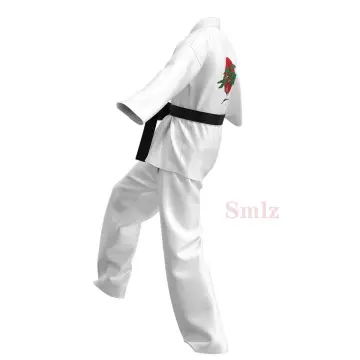 Cobra Kai Karate Costume | Kids Boys and Girls Halloween Costume Karate Gi for Boys and Girls Karate Kid Set with Belt & Headband