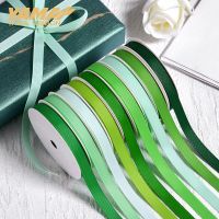 YAMA 6 9 13 16 19 22 mm Grosgrain Ribbon 100yards/lot Light Dark Green Wholesale for Diy Dress Packing  Wedding Decoration Gift Wrapping  Bags