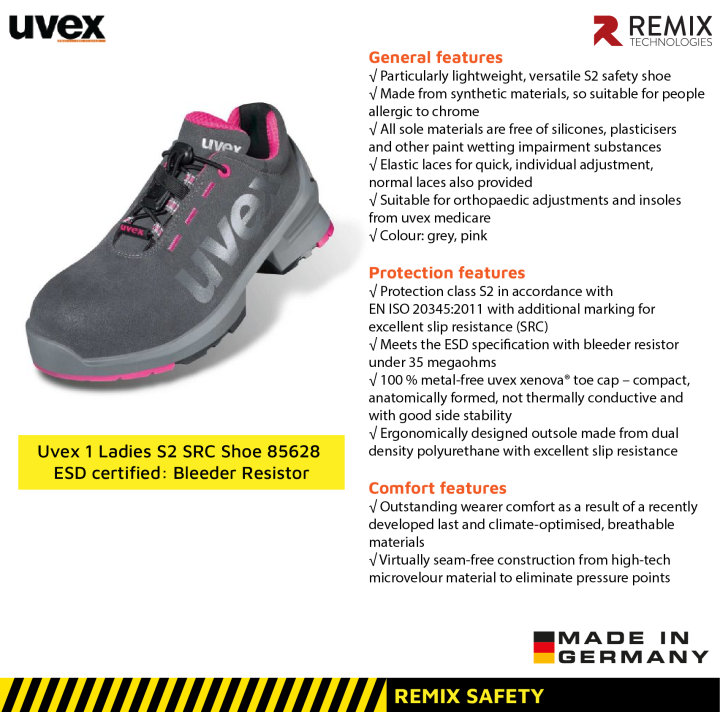 uvex 1 G2 Scarpa bassa traforata S1 SRC | Scarpe antinfortunistiche