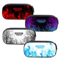 【cw】3D Print Cartoon Stranger Things Season 4 Pencil Case Anime Pen Bag Teens Pen Case Stationery Storage Student Cosmetic Cases