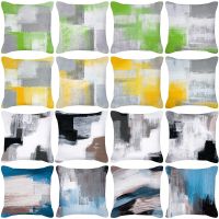 【CW】 2023 New Abstract Print Throw Bedside Sofa Pillowcase Car Cushion Cover 45x45cm