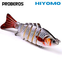 PROBEROS 1ชิ้นน้ำด้านบน Swimbait ล่อตกปลาหล่อ10เซนติเมตร15กรัมประดิษฐ์ฮาร์ดเหยื่อเหยื่อ7ส่วนปลาปลอมอุปกรณ์ตกปลา HS001