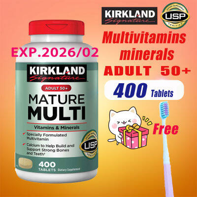 Kirkland Adult 50+ Mature Multi Vitamins Minerals 400 Tablets