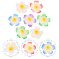 ETEREAUTY 24 ชิ้น Frangipani Barrettes เครื่องประดับผมสวยหรูคลิปผมอ่อนหวาน