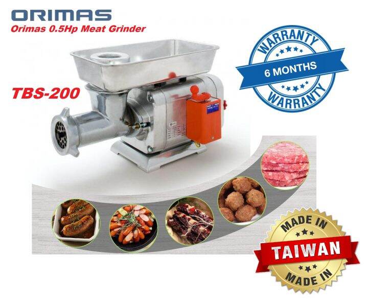 Orimas TBS200 (1/2HP) 370W Commercial Meat Mincer Machine Lazada