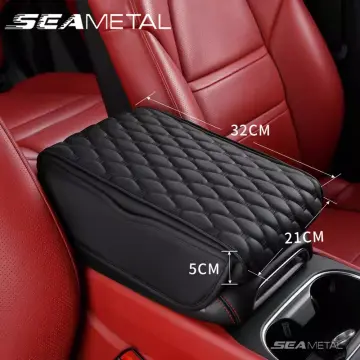 SEAMETAL Car Armrest Cushion Cover Center Console Box Pad