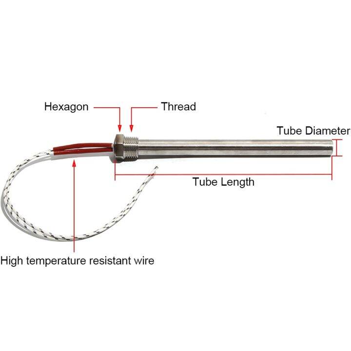 12x100mm-size-m16-16mm-immersion-cartridge-heater-tubular-heater-12v-24v-50w-100w-150w-200w-300w-201sus-heating-element-with-nut