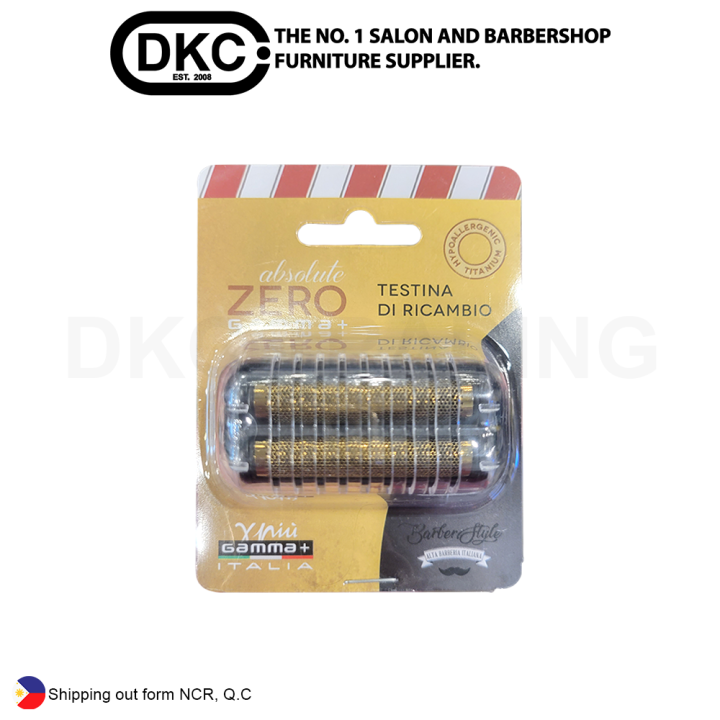 DKC Gamma+ Replacement Gold Titanium Foil Shaver Head Fits GAMMA+
