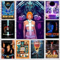 The Fifth Element Classic Sci-Fi Movie Poster Art Canvas Painting Prints Wall Picture Home room Decor For Bedroom Wall Décor