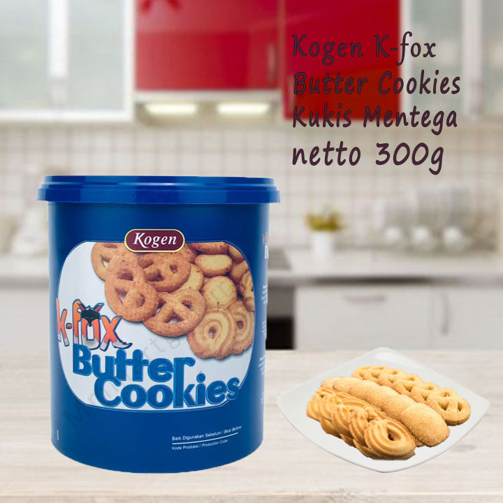 Kogen / Kfox Butter Cookies / Kukis Mentega / 300g Lazada Indonesia