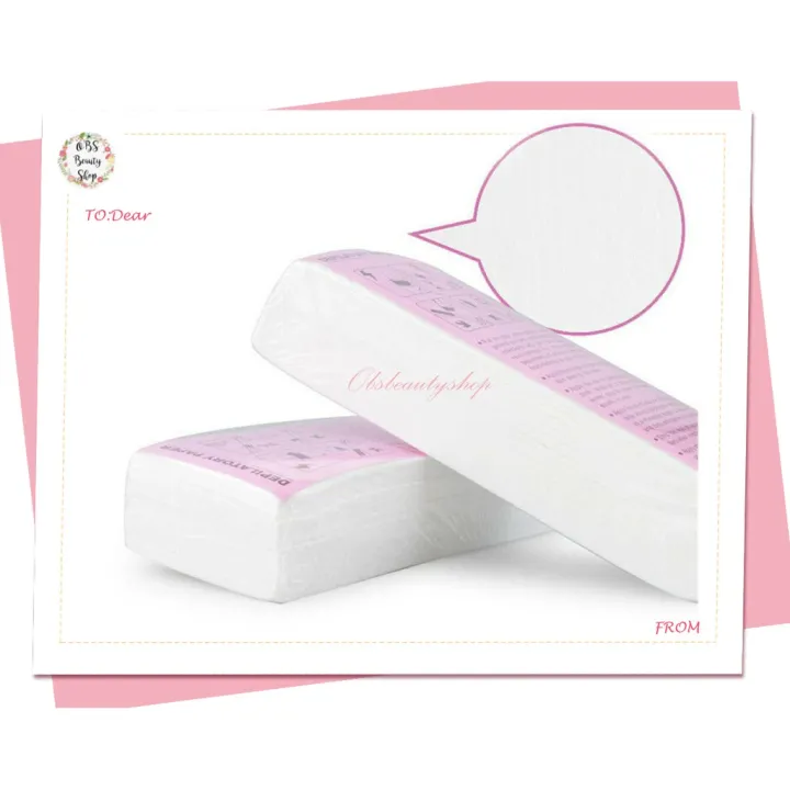 Wax Paper Kafen Depilatory paper Hair Removal Paper (100pcs) Lazada PH