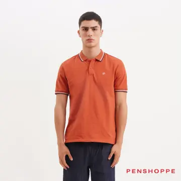 Penshoppe polo 2024 shirt maroon