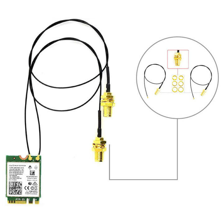 dual-mode-intel-ac8265-wireless-nic-module-support-2-4ghz-5ghz-wifi-and-bluetooth-4-2-for-jetson-nano-developer-kit