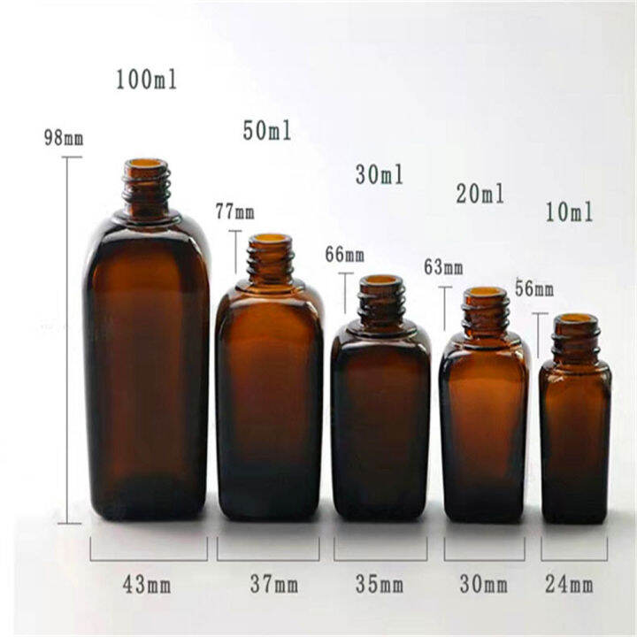 10ml-20ml-30ml-50ml-100ml-portable-cap-dark-with-brown-bottle-cosmetic-container-spray-perfume-bottles