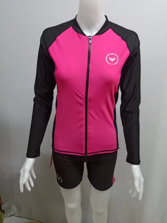 ROXY Zipper women rash guard set 513 Lazada PH