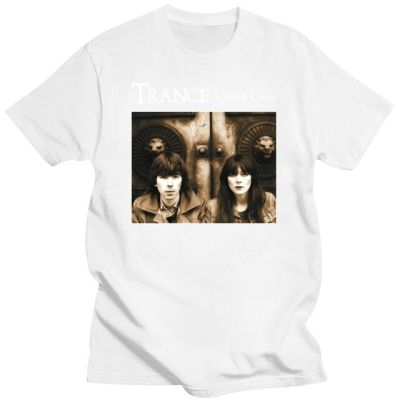 👕เสื้อยืด2023 CHRIS AND COSEY-Trance Post-เสื้อยืดสีลายดอกไม้ Cosey Fanni Tutti