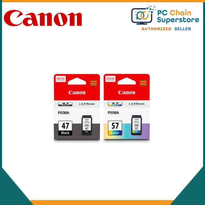 Canon PG47 Black / CL57 Color Pixma Ink Cartridge for Canon ( E400