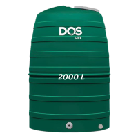 DOS ถังเก็บน้ำบนดิน รุ่น GREENERY 2000 ลิตร สีเขียว