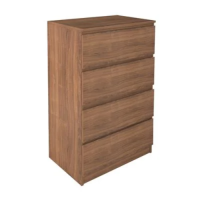 Chest of 4 drawers,wood pattern size 59x39x89 cm.