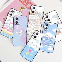 Sanrio Cinnamoroll Anime Phone Case Black For OPPO Find X6 X5 X3 Lite A54S A5 A94 A16 A53S A57 A74 A72 A96 A9 A98 A78 A15S 5G