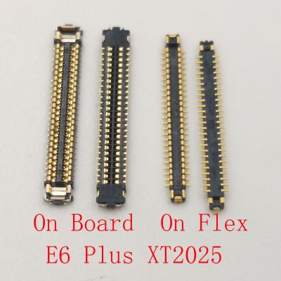จอแสดงผล LCD 2 ชิ้น Flex FPC Connector สําหรับ Motorola Moto E6 Play Plus E6Play XT2029 E6Plus XT2025 เสียบบนเมนบอร์ด 50pin