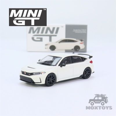 MINI GT 1:64 Honda Civic Type R Championship White 2023 LHD Diecast Model Car