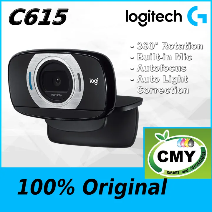Logitech C615 Full HD Webcam - Portable HD 1080p video calling with ...