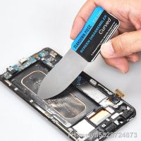 【hot】♈☸∈  1 Piece Curved Lcd Spudger Opening Pry Card Tools Ultra Thin Disassemble Metal