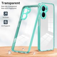 สำหรับ OPPO Realme เคสโทรศัพท์ C33แบบโปร่งใสกรอบกรอบ TPU 3 In 1ฝาหลัง